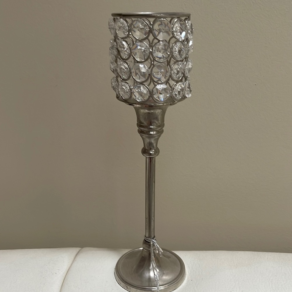 New crystal candle holder
